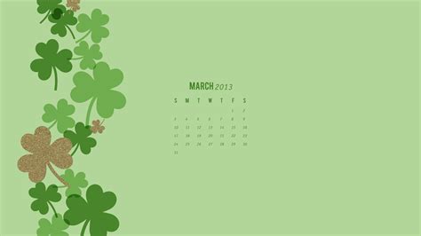 Calendar For March 2013